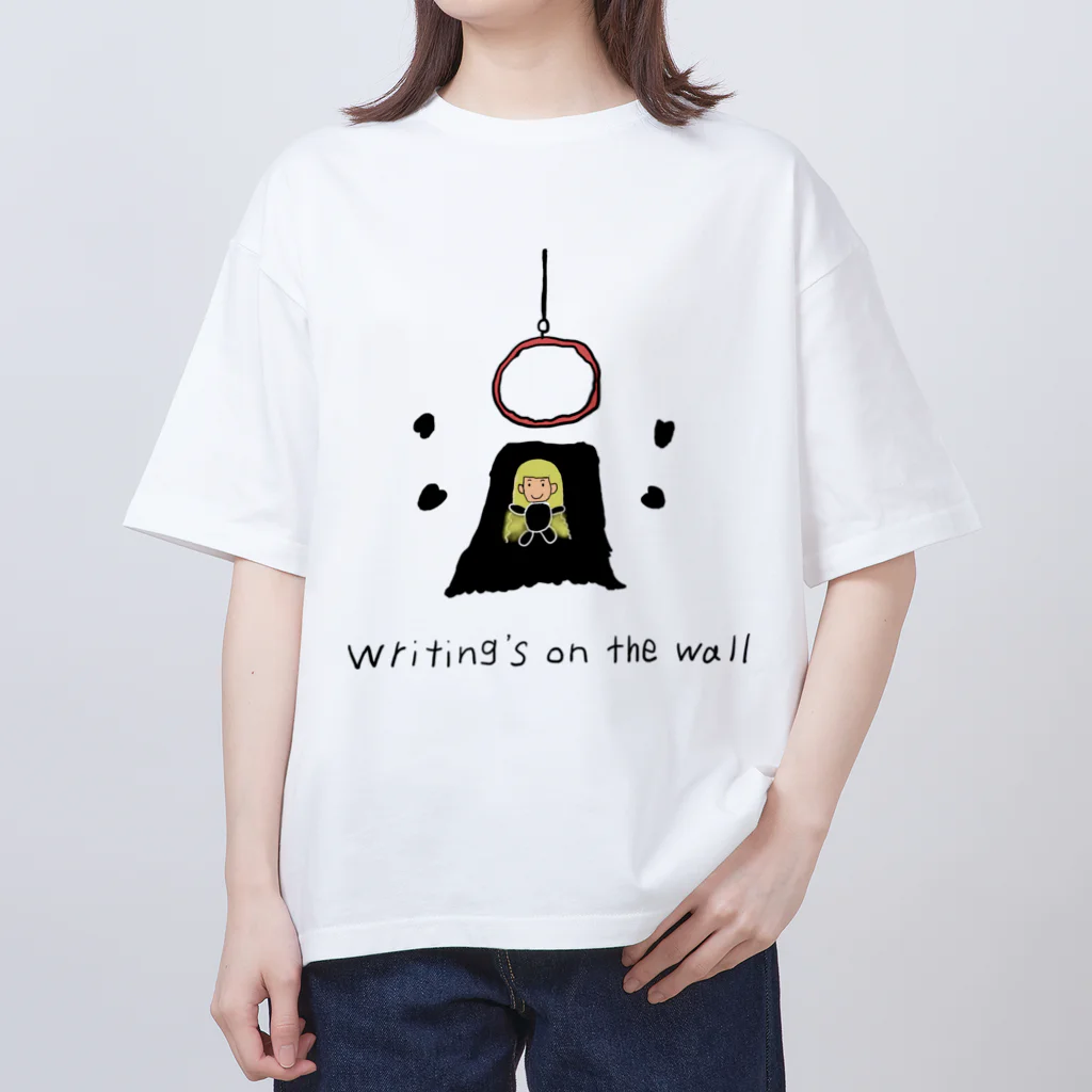 やまざきのWritings on the wall オーバーサイズTシャツ