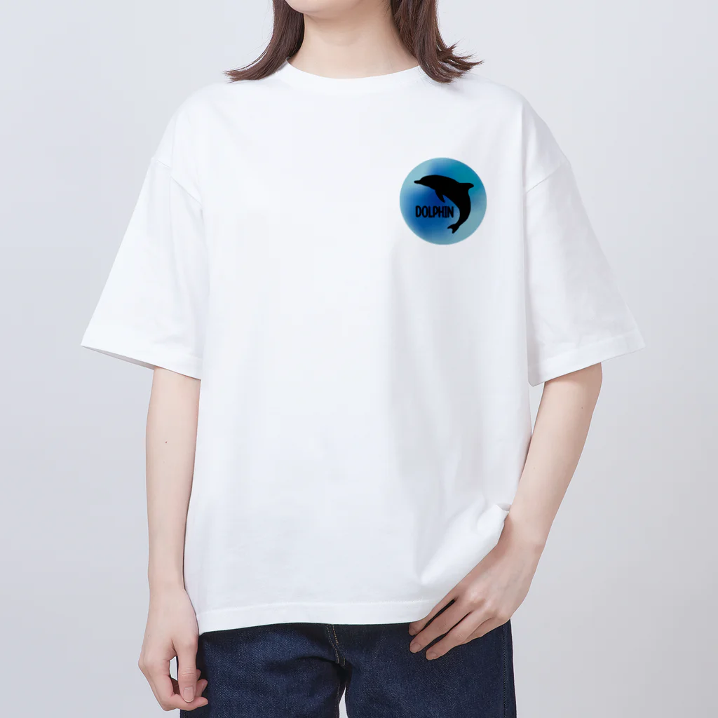 Drecome_DesignのイルカTypeC Oversized T-Shirt