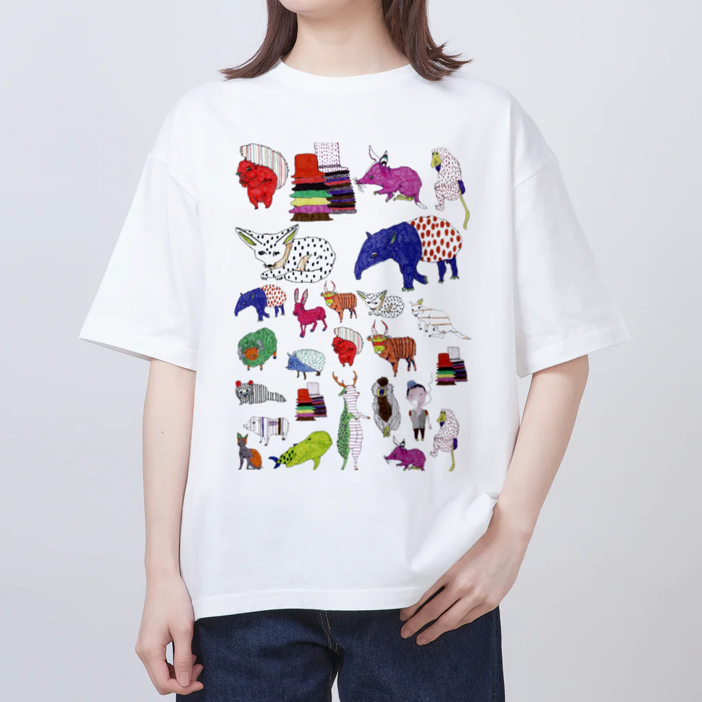 ennakonomaのb級アニマル Oversized T-Shirt
