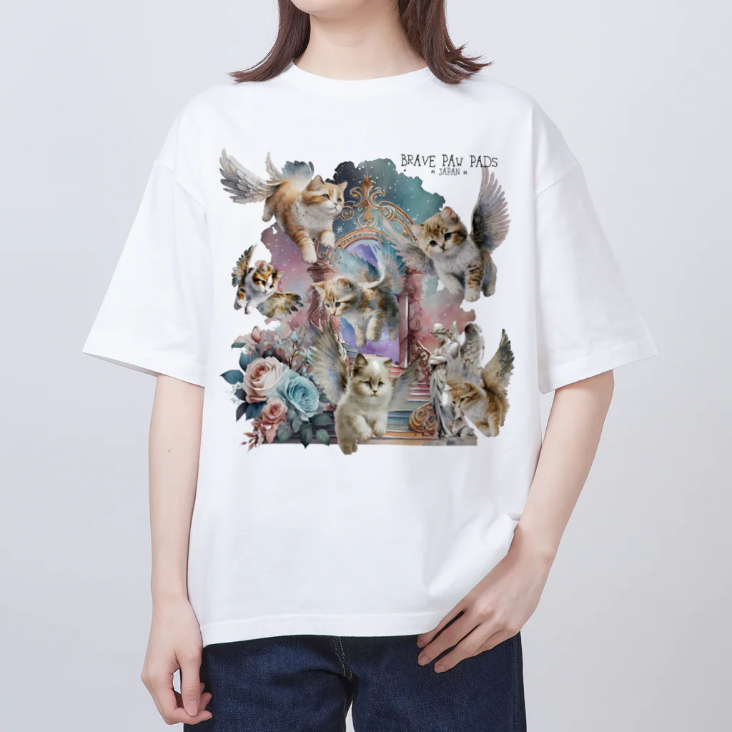 BRAVE PAW PADSのWe got you. （R）ねこT Oversized T-Shirt