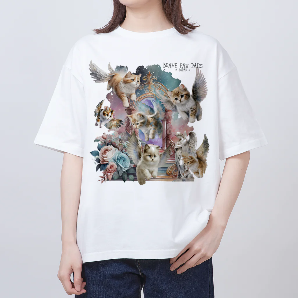 BRAVE PAW PADSのWe got you. （R）ねこT オーバーサイズTシャツ