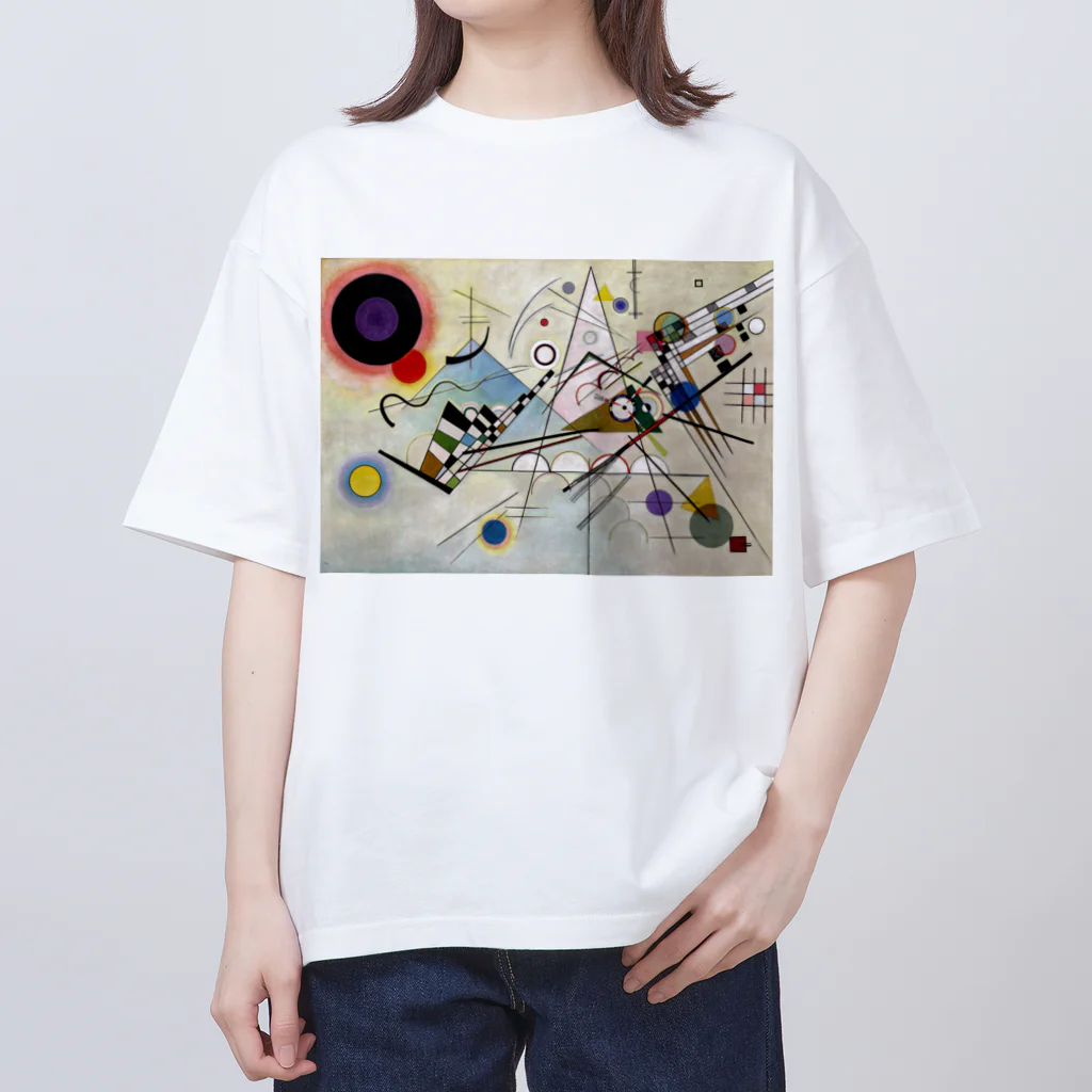 世界美術商店のコンポジションVIII / Composition VIII オーバーサイズTシャツ