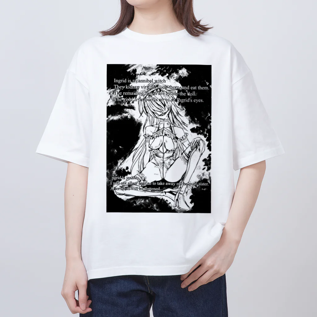 虹色孔雀の魔女。のイングリッドのこと。 オーバーサイズTシャツ