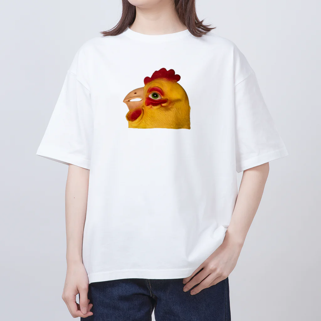 とっしー 噂音トシの鶏 Chikin オーバーサイズTシャツ