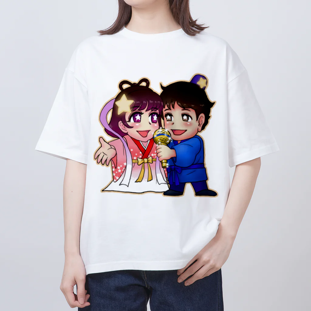 織姫&彦星グッズの織姫＆彦星 Oversized T-Shirt