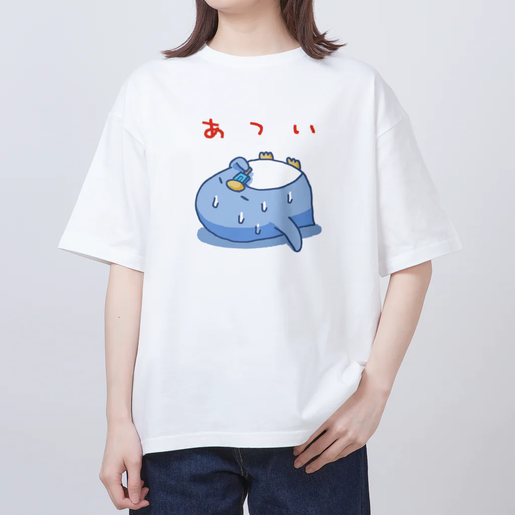 maia.の真夏のぐったりペンギン オーバーサイズTシャツ