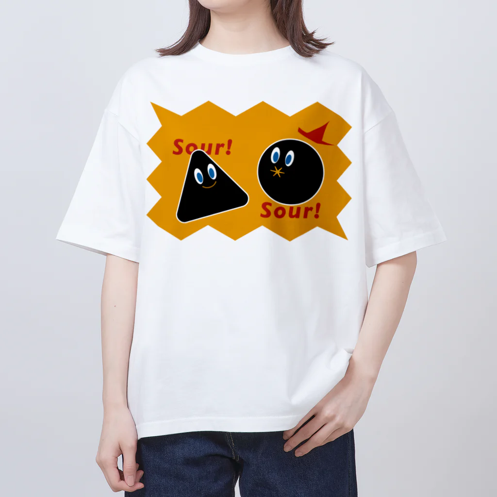 スッパイさんとテンサイくんのsour! sour! オーバーサイズTシャツ