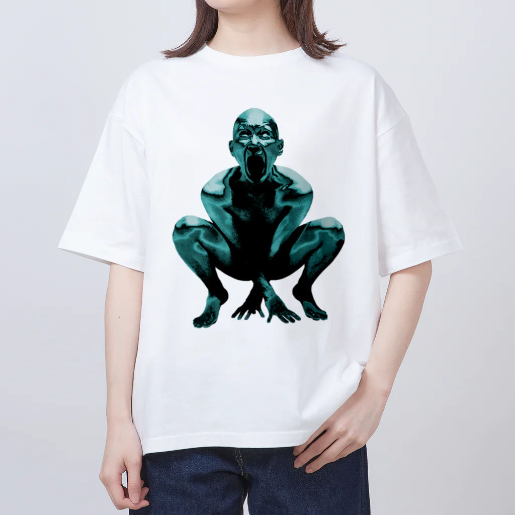 ぜるもけのブロンズガーゴイル Oversized T-Shirt