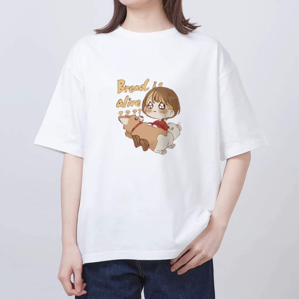 はとたとたのふじいのちち オーバーサイズTシャツ