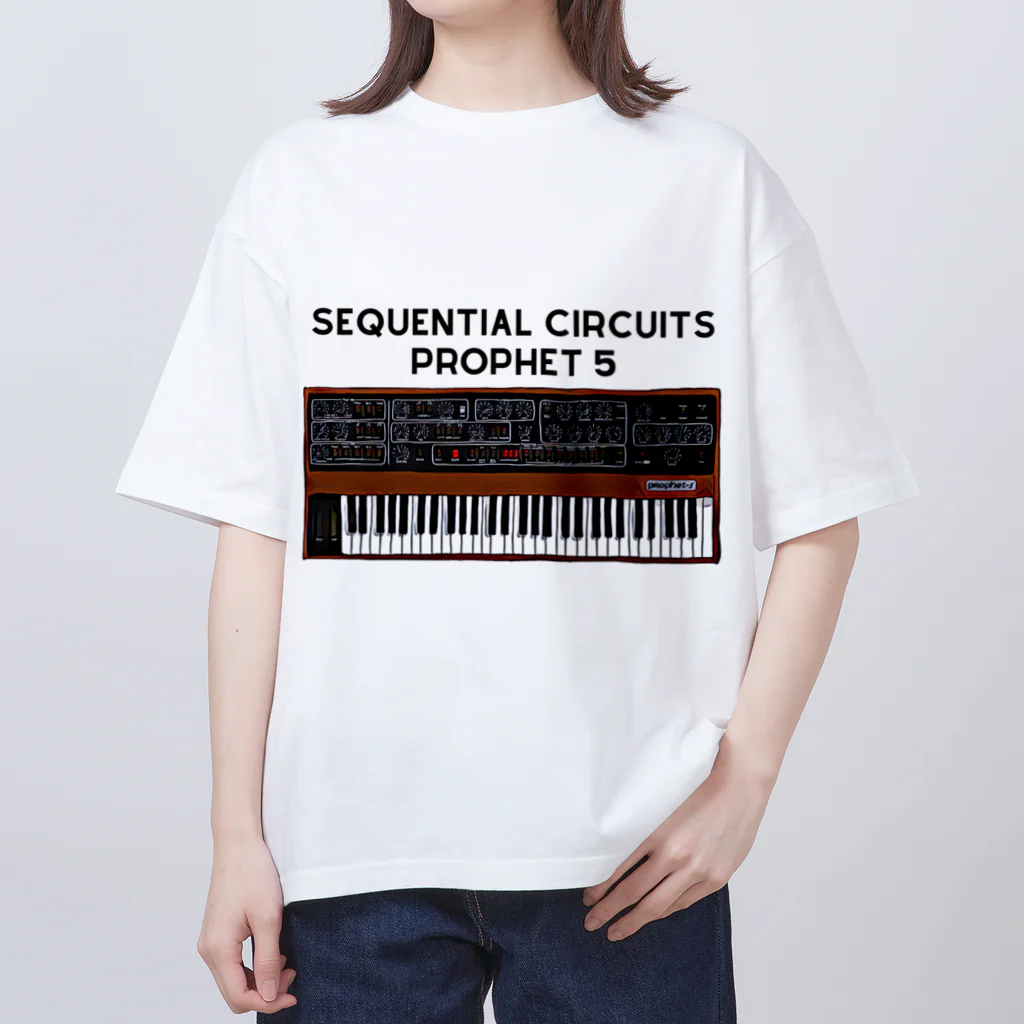 Vintage Synthesizers | aaaaakiiiiiのSequential Circuits Prophet 5 Vintage Synthesizer Oversized T-Shirt