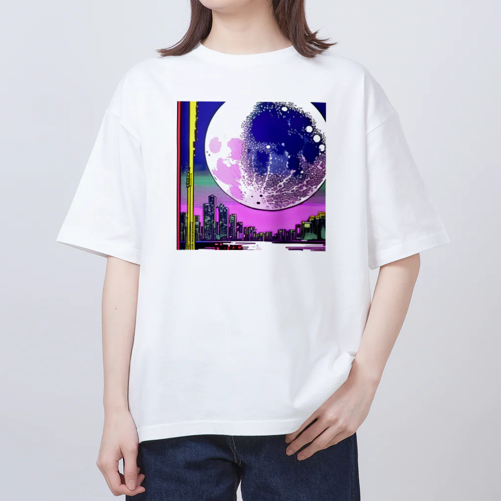 おもしろTシャツ屋さん YUTTARIの月シリーズ　③ Oversized T-Shirt