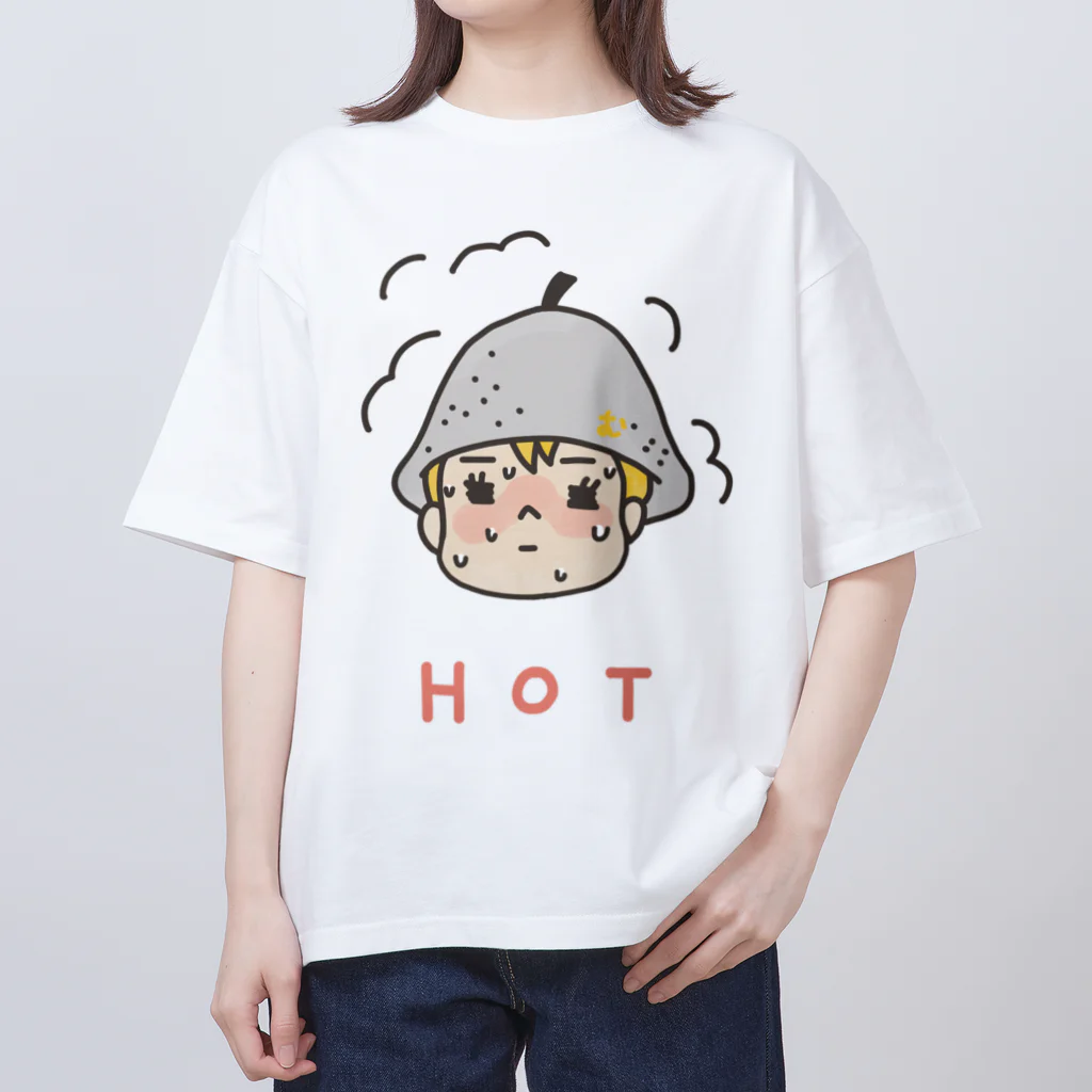 HAMATAKE MutsukoのHOT_sauna オーバーサイズTシャツ