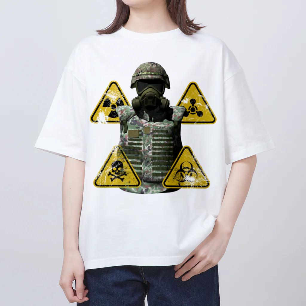Y.T.S.D.F.Design　自衛隊関連デザインのNBC Oversized T-Shirt