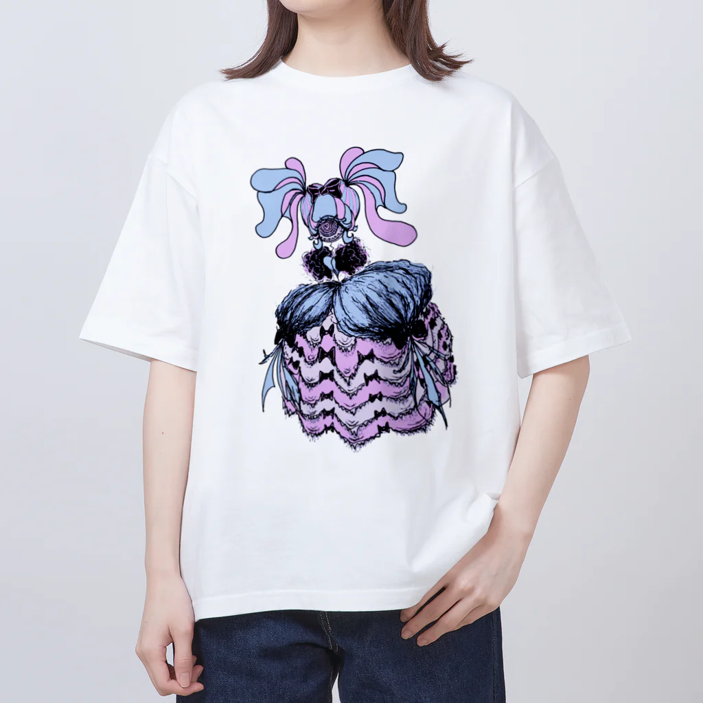 RANGANMARUの単眼ちゃん♡リボンドレスツインテール Oversized T-Shirt