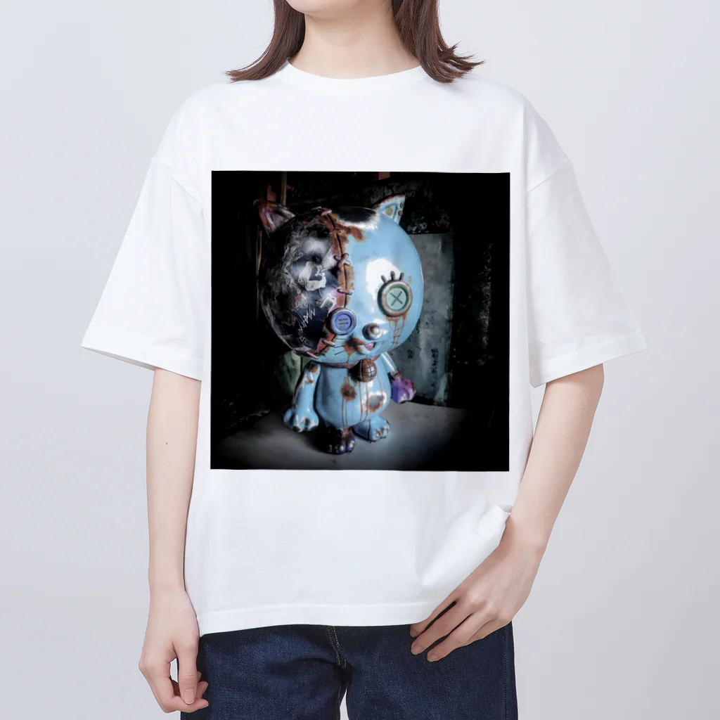 MAMES / SUGMの廃墟の遊具　ボタン Oversized T-Shirt