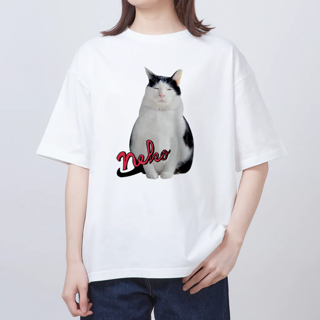 パンチョとガバチョのパンチョ is NEKO オーバーサイズTシャツ