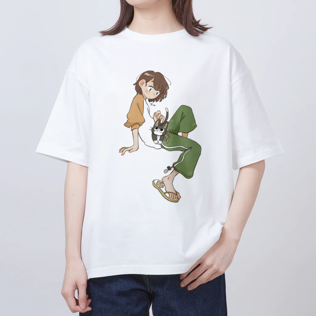 じろのビーサンの子 オーバーサイズTシャツ