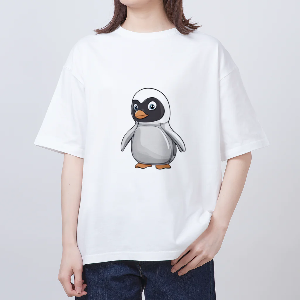 cutepetの可愛いペンギンさん Oversized T-Shirt