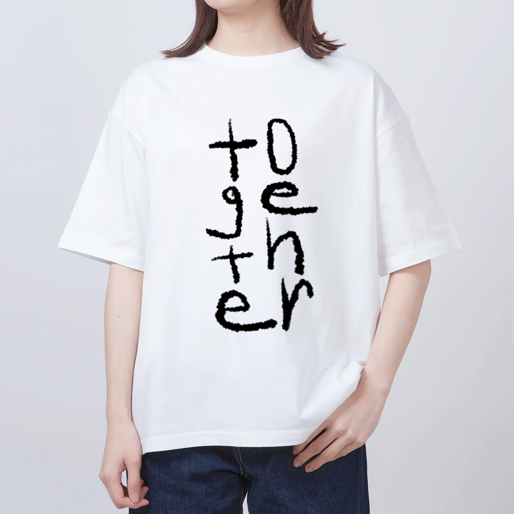 hippi▲▲▲のtogether (バックプリントなし) Oversized T-Shirt