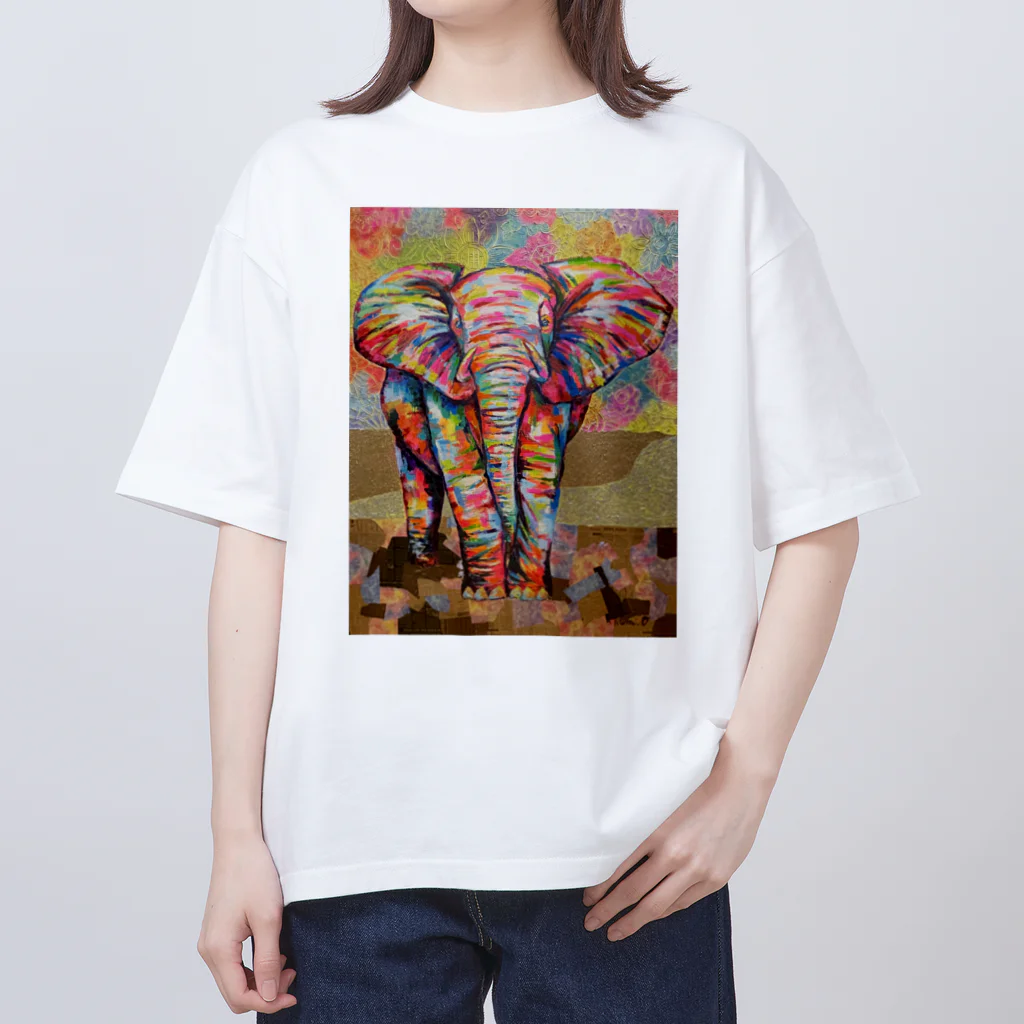 13's SHOPのparadise  Oversized T-Shirt