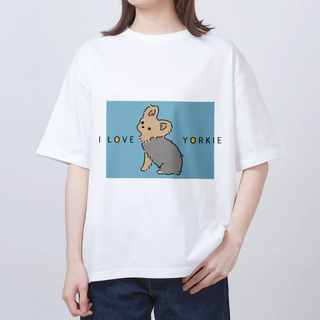 YORKIE DAISUKI～ヨーキーグッズ～のヨーキー Oversized T-Shirt