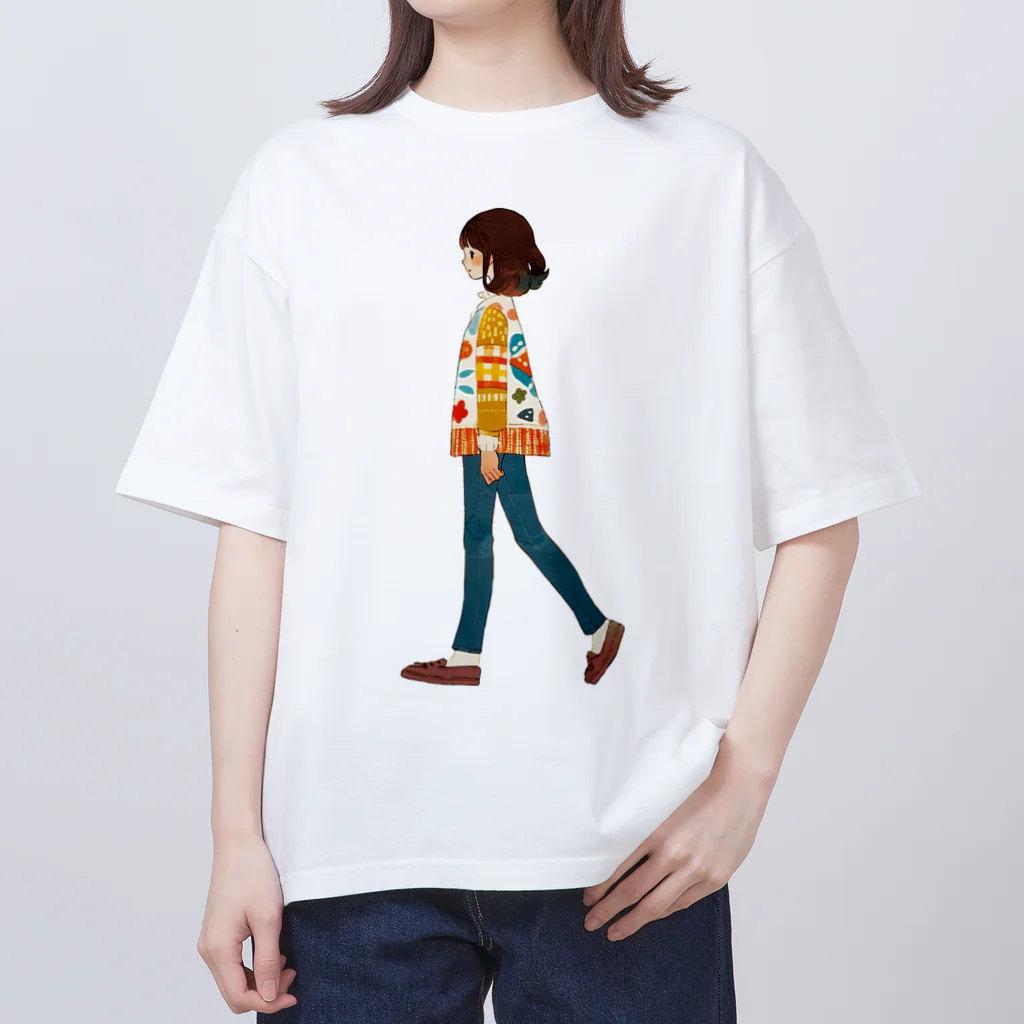 桜音ことこ企画のインディゴのジーンズ Oversized T-Shirt