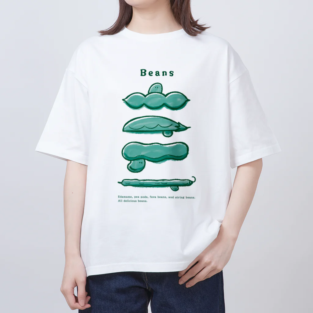 Aランチサラダ付SHOPの夏のbeansさん2 Oversized T-Shirt