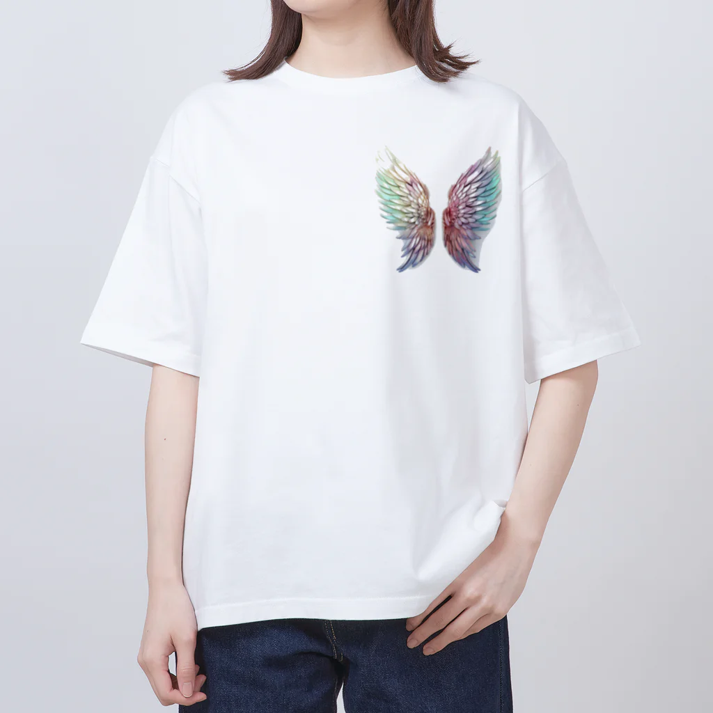 emizou_neoの天使の羽根 Oversized T-Shirt