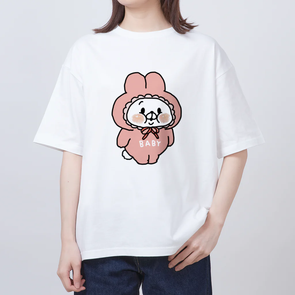 saimari＠LINEスタンプ販売中のBABY？ぶーぶーちゃん Oversized T-Shirt