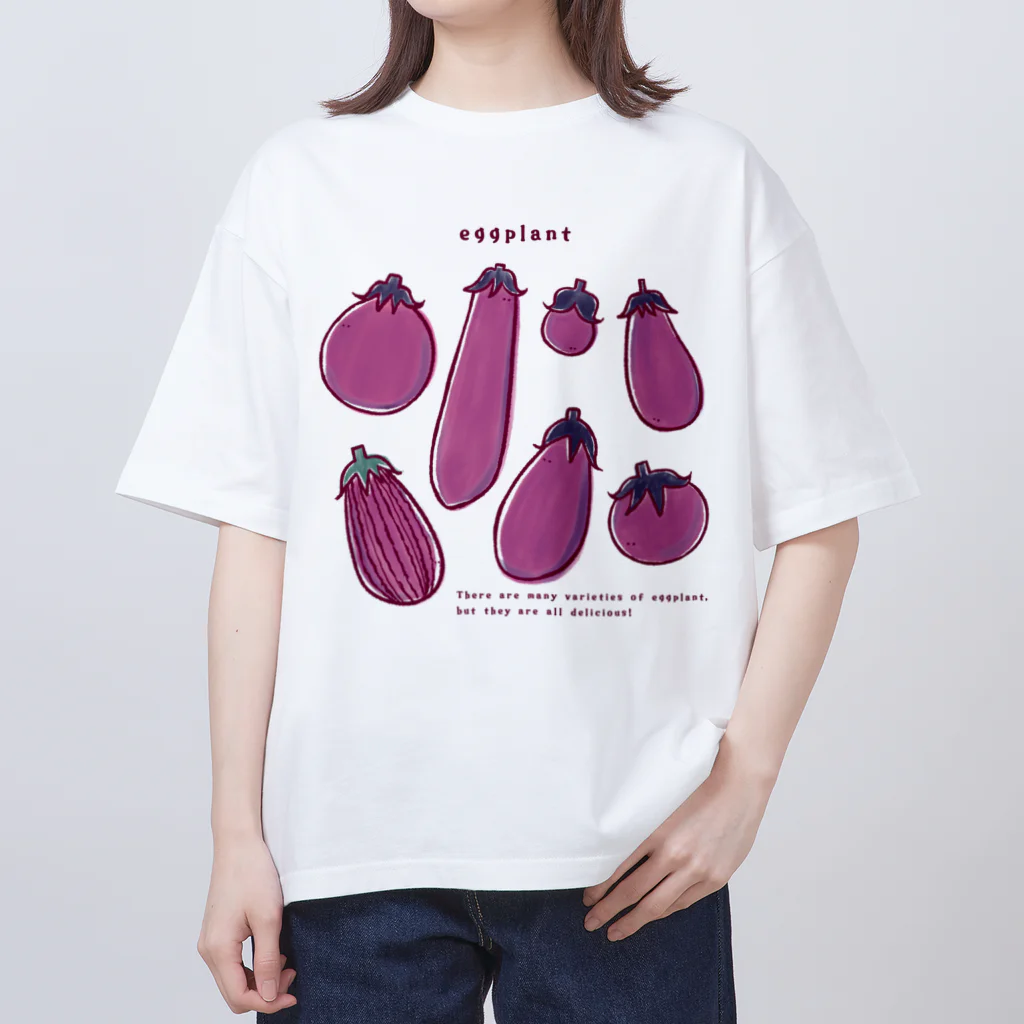 Aランチサラダ付SHOPの夏のeggplantさん2 オーバーサイズTシャツ