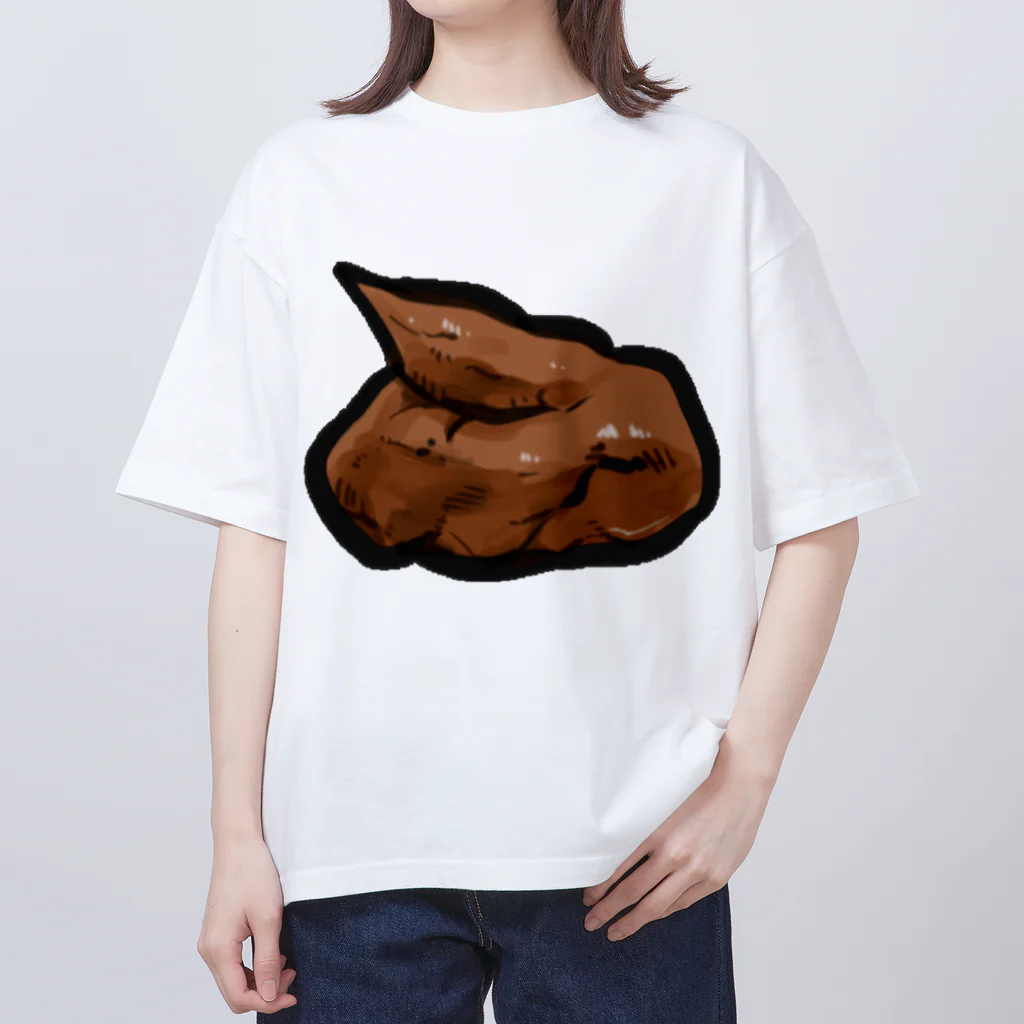 拙者、ゲーム侍でござるのウンコ Oversized T-Shirt