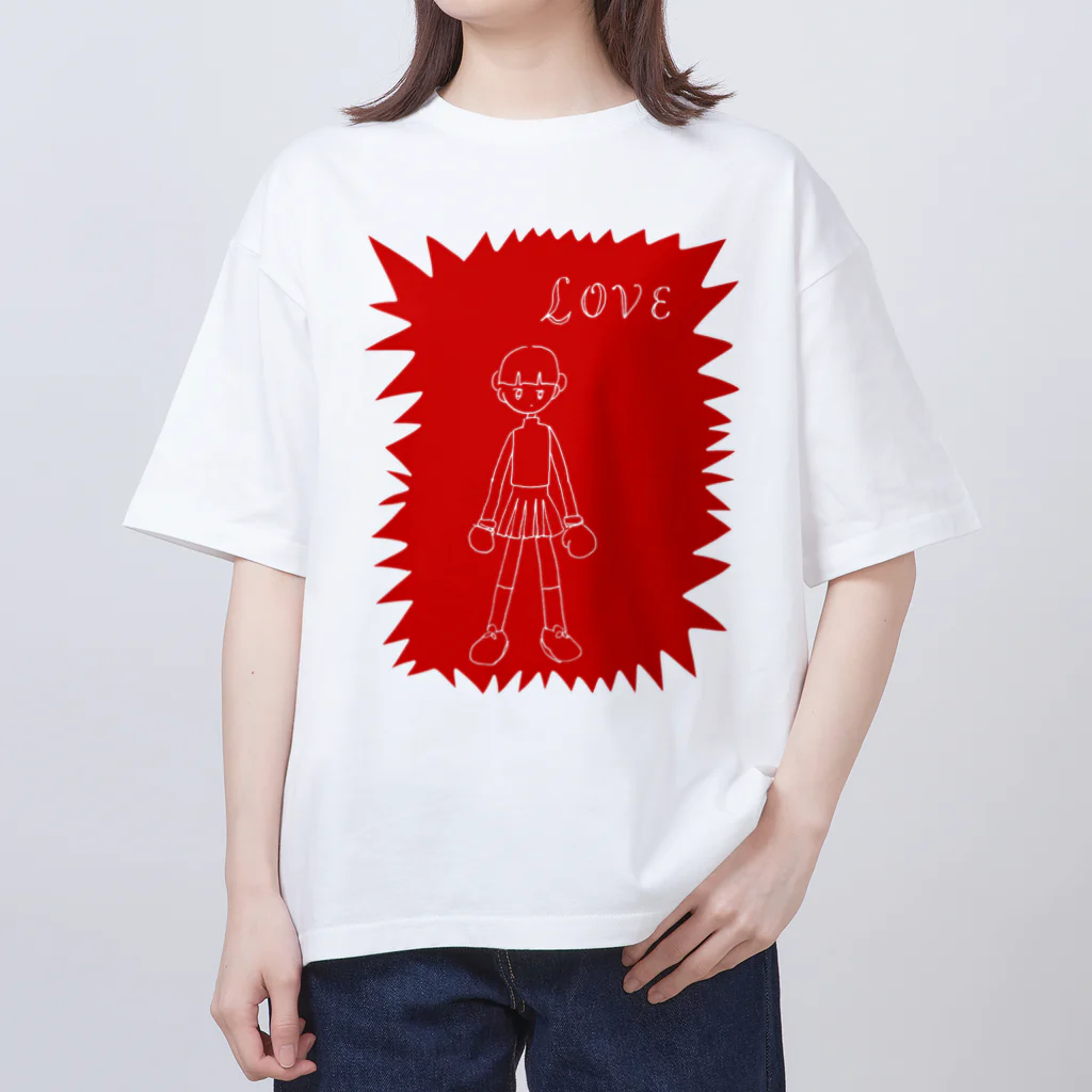 寿々木ここねのlove fight Oversized T-Shirt