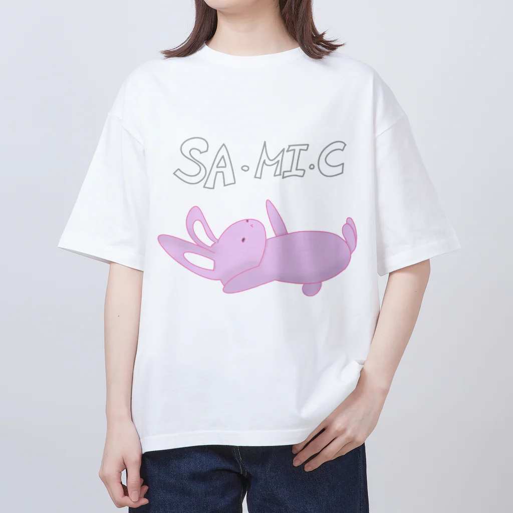 天琉-ﾃﾙ-❄️️🎨のSAMICうさぎ オーバーサイズTシャツ