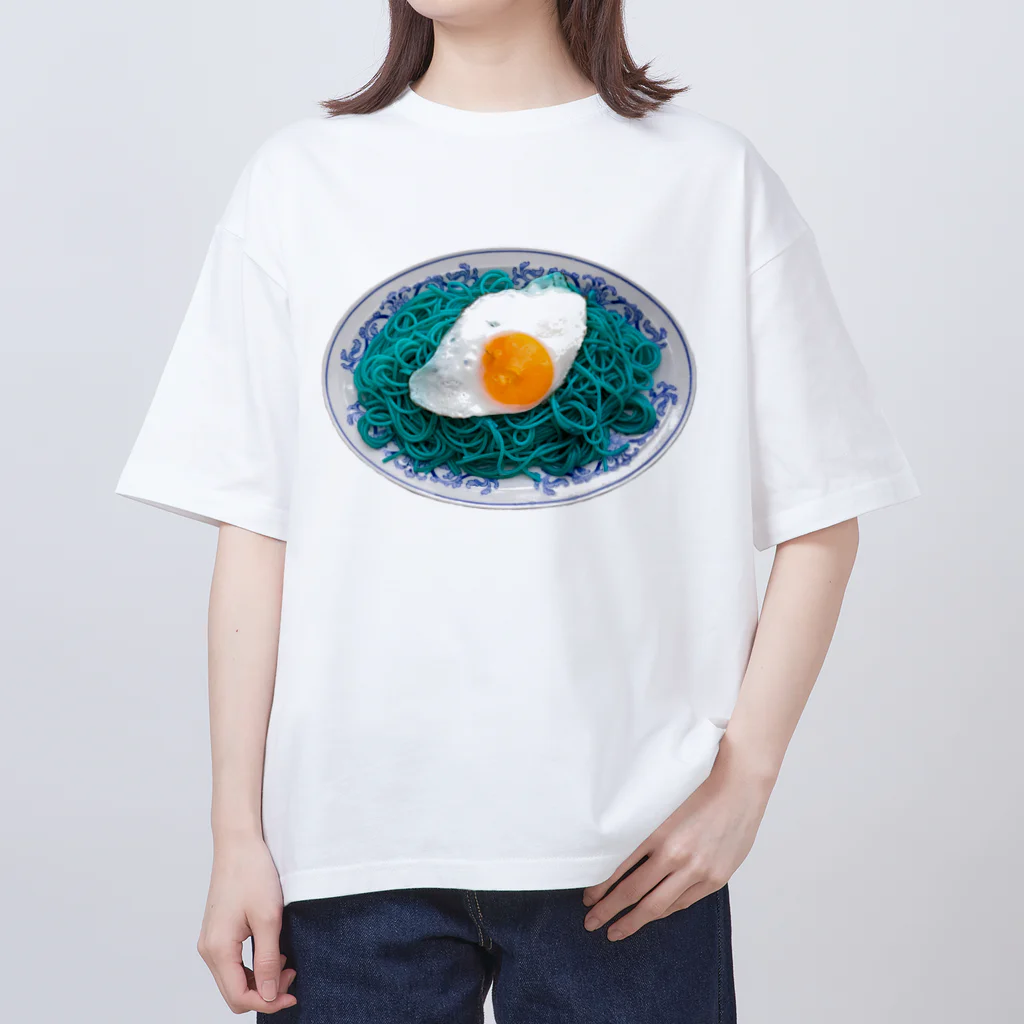 シチュー青いのスパゲッティ青い Oversized T-Shirt