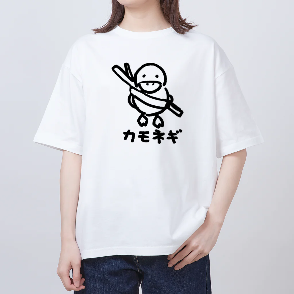 chicodeza by suzuriのただのカモネギ Oversized T-Shirt