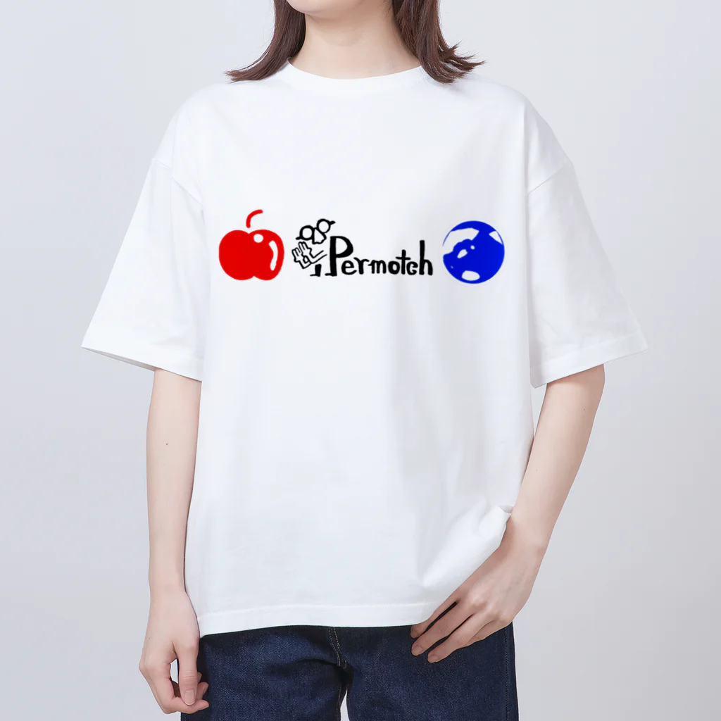 🤡柴助ロボ🤖 【ザ･ダッチライフ】のペルモッチ（万有引力） Oversized T-Shirt