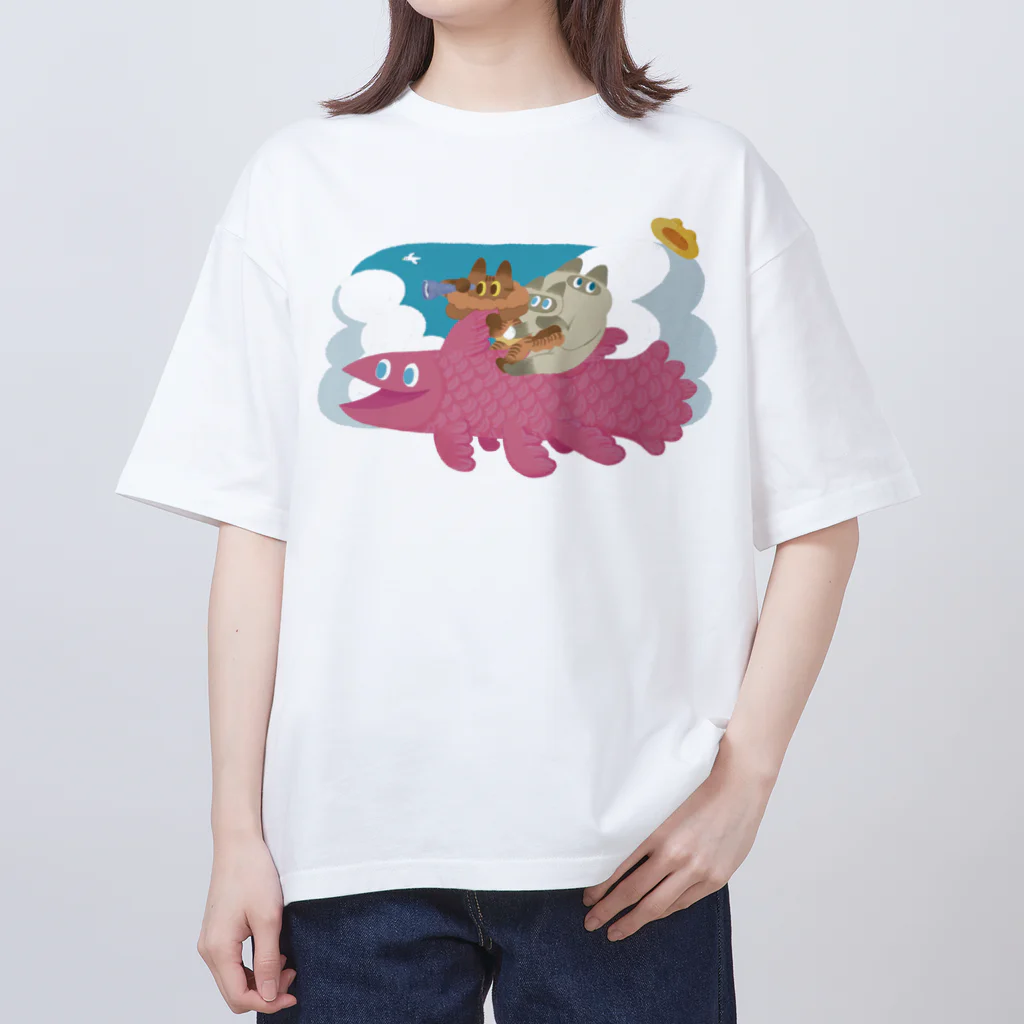 みみしゃぶといえてぃの海を見に行こう Oversized T-Shirt