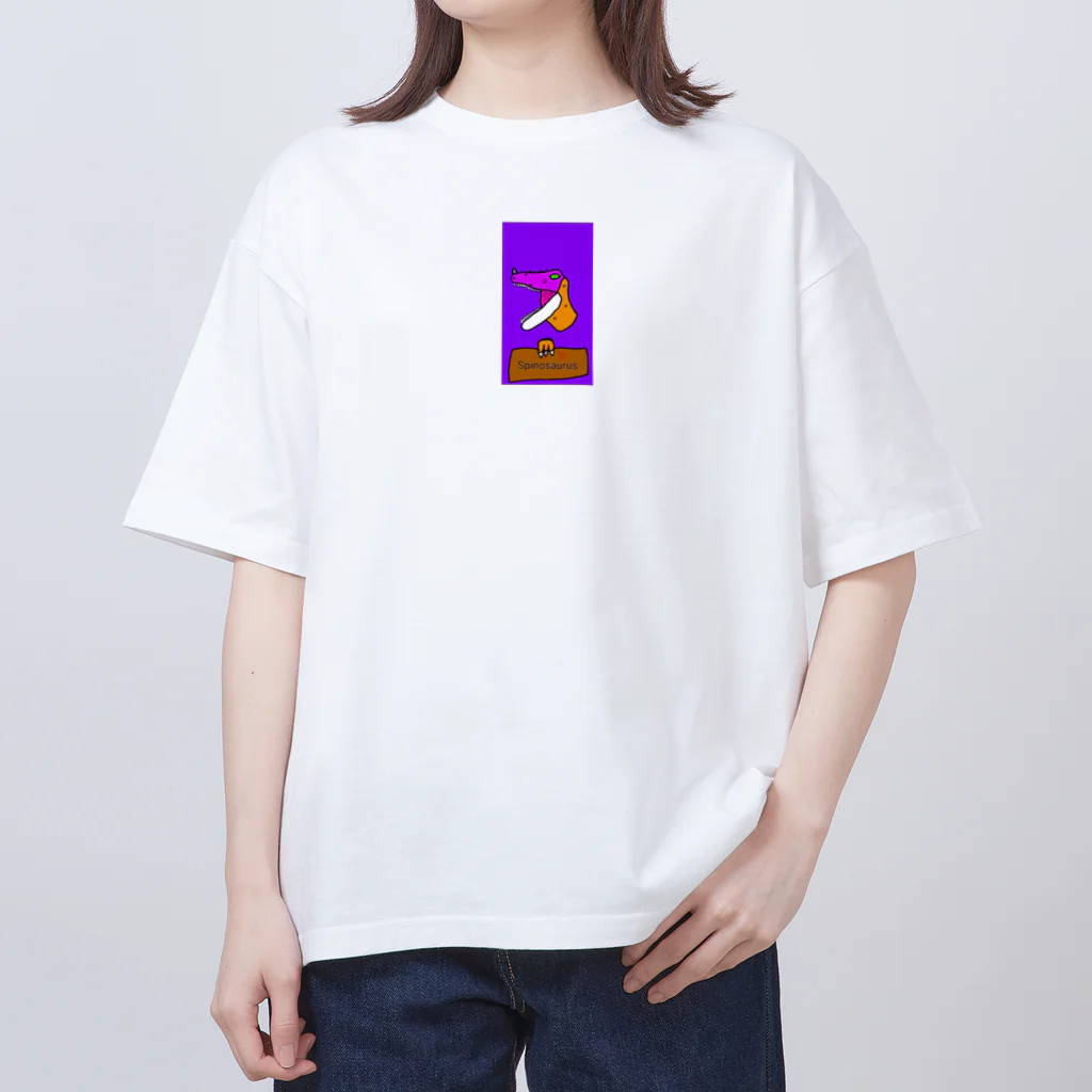 ʚ🦄ɞみつり🌈𝑆𝑂𝐷𝐴𝑆𝐻𝐼𓃗のスピノくん(恐竜) オーバーサイズTシャツ