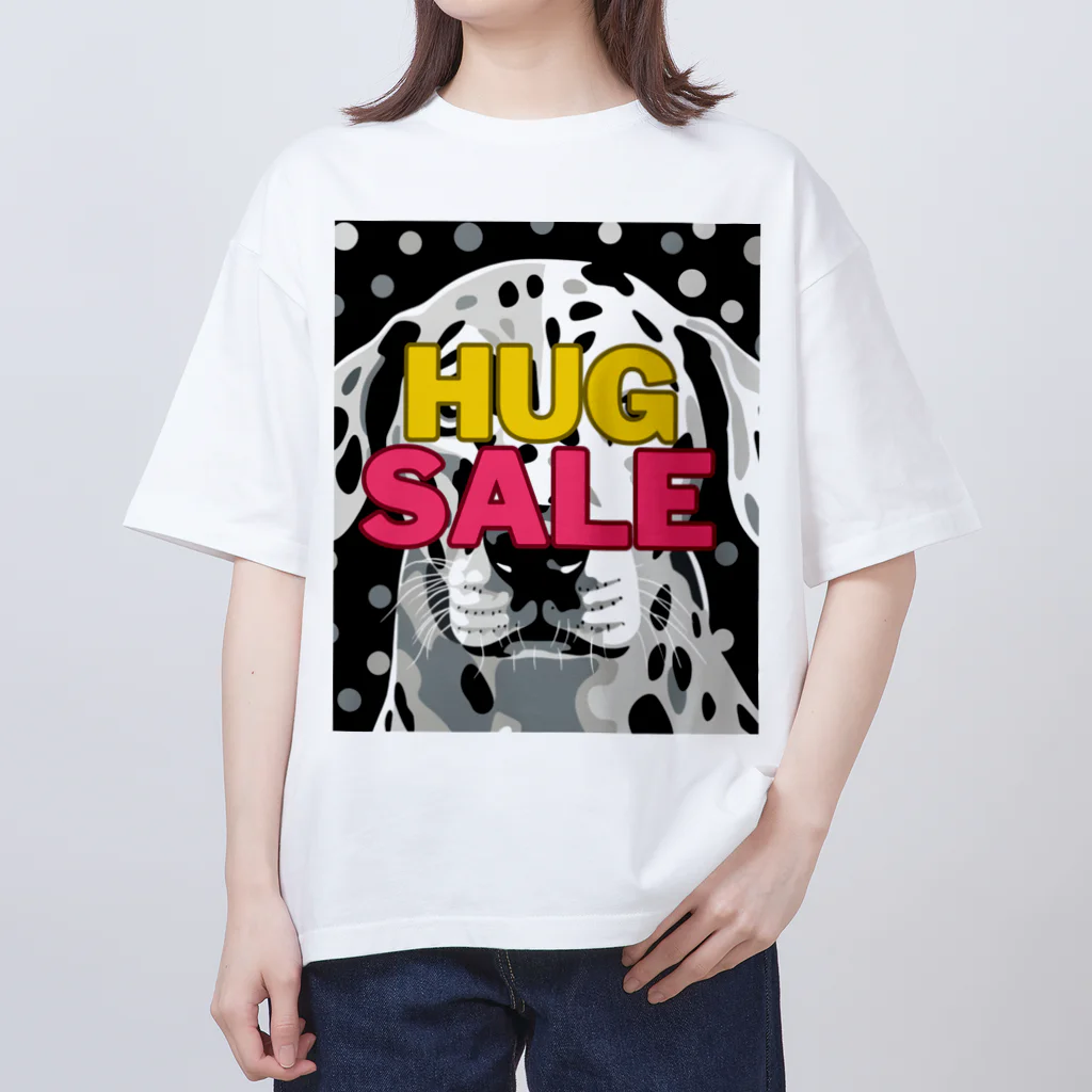 neko-kyannpuのHug Sale ダルメシアン オーバーサイズTシャツ