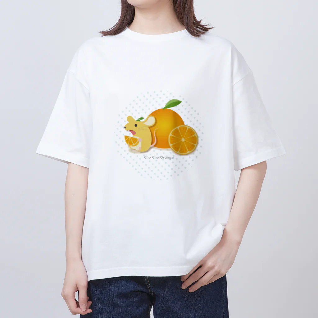 Mame WagonのChu Chu Orange オーバーサイズTシャツ