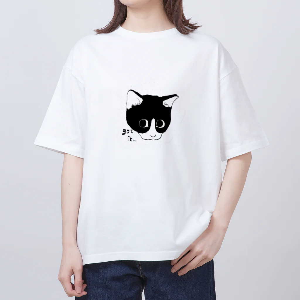 Kamisatoのなるほど猫　got it cat オーバーサイズTシャツ