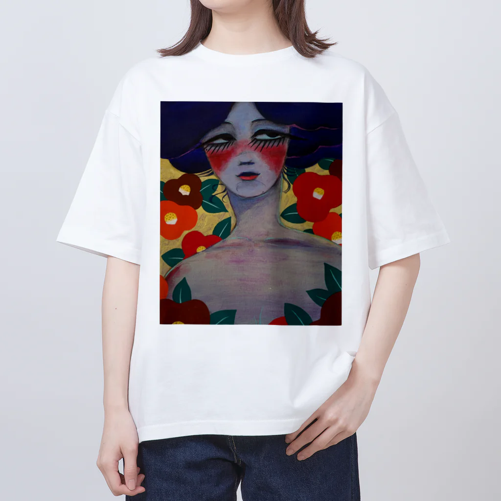 satoko-yの赤椿姫 オーバーサイズTシャツ