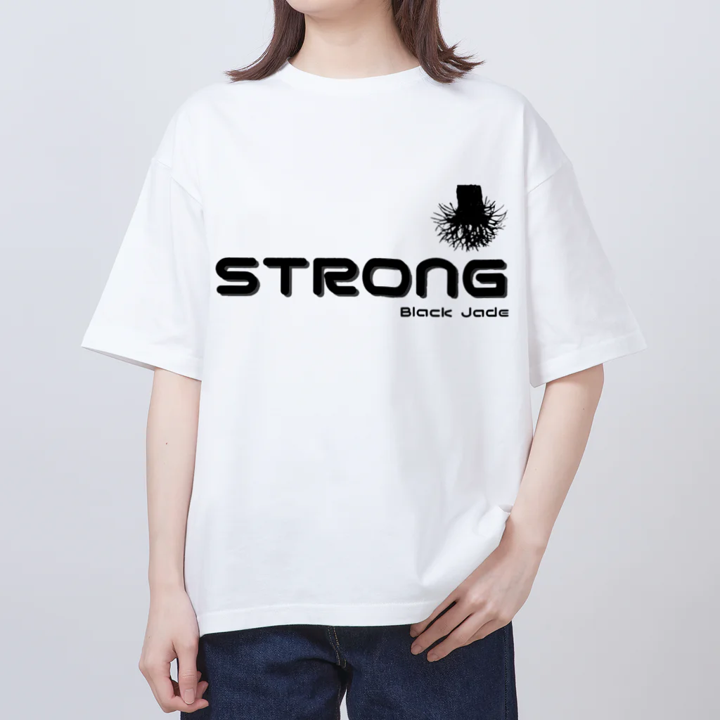 ストロング翡翠の漆黒ストロングT オーバーサイズTシャツ