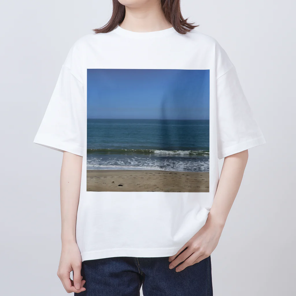 でおきしりぼ子の実験室の夏の日ー海バージョン オーバーサイズTシャツ