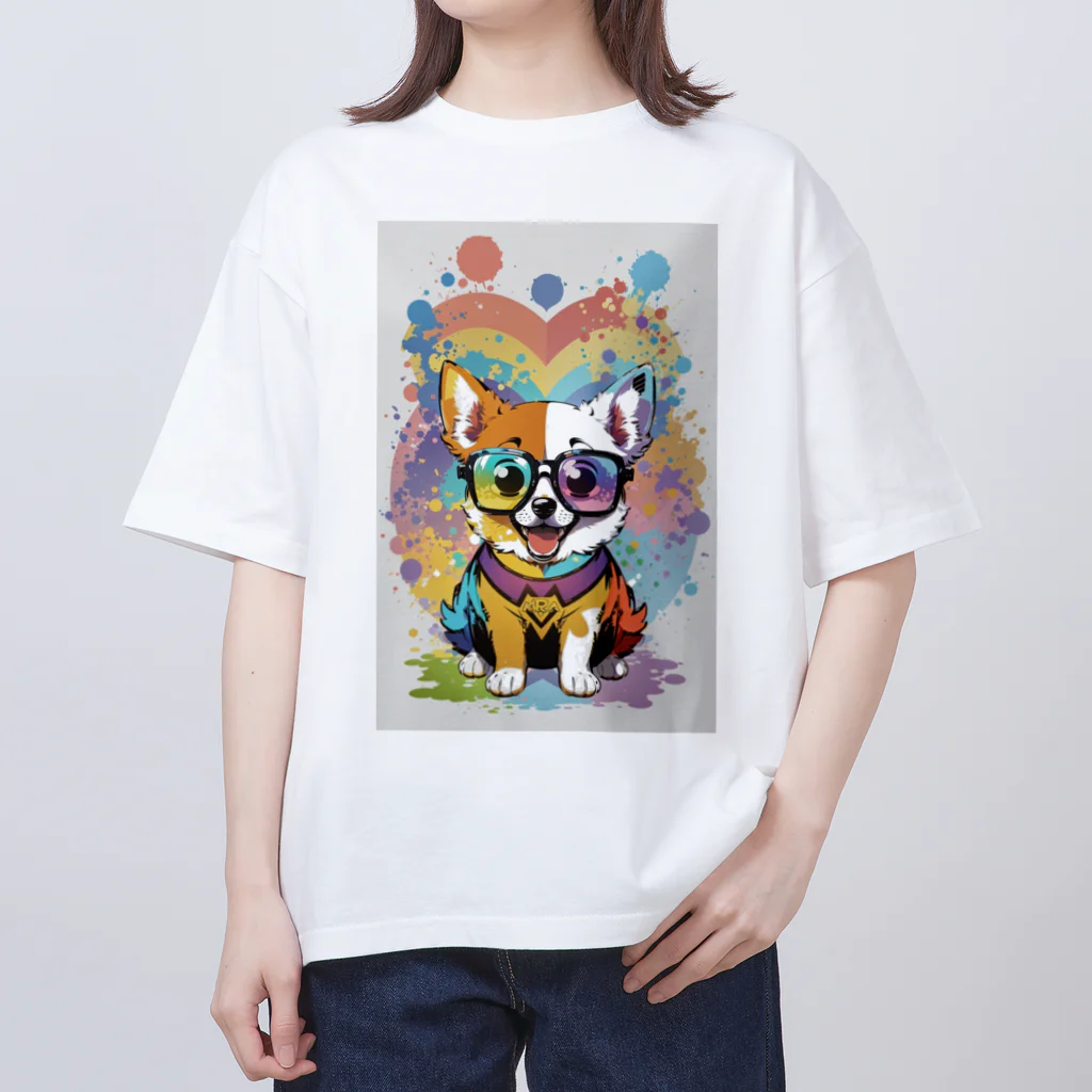 ka-washopのIT犬のちゃきシリーズ オーバーサイズTシャツ