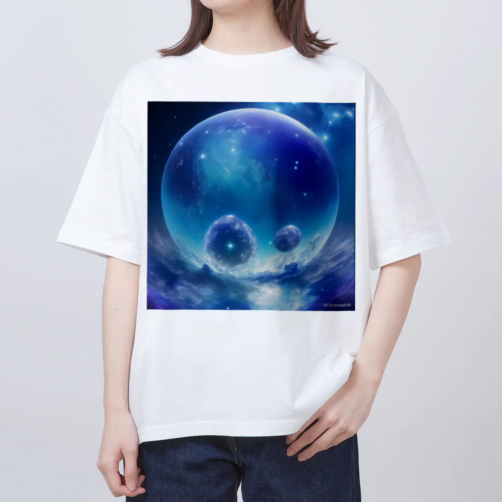 ChromastrAlのTears of the Cosmos Oversized T-Shirt