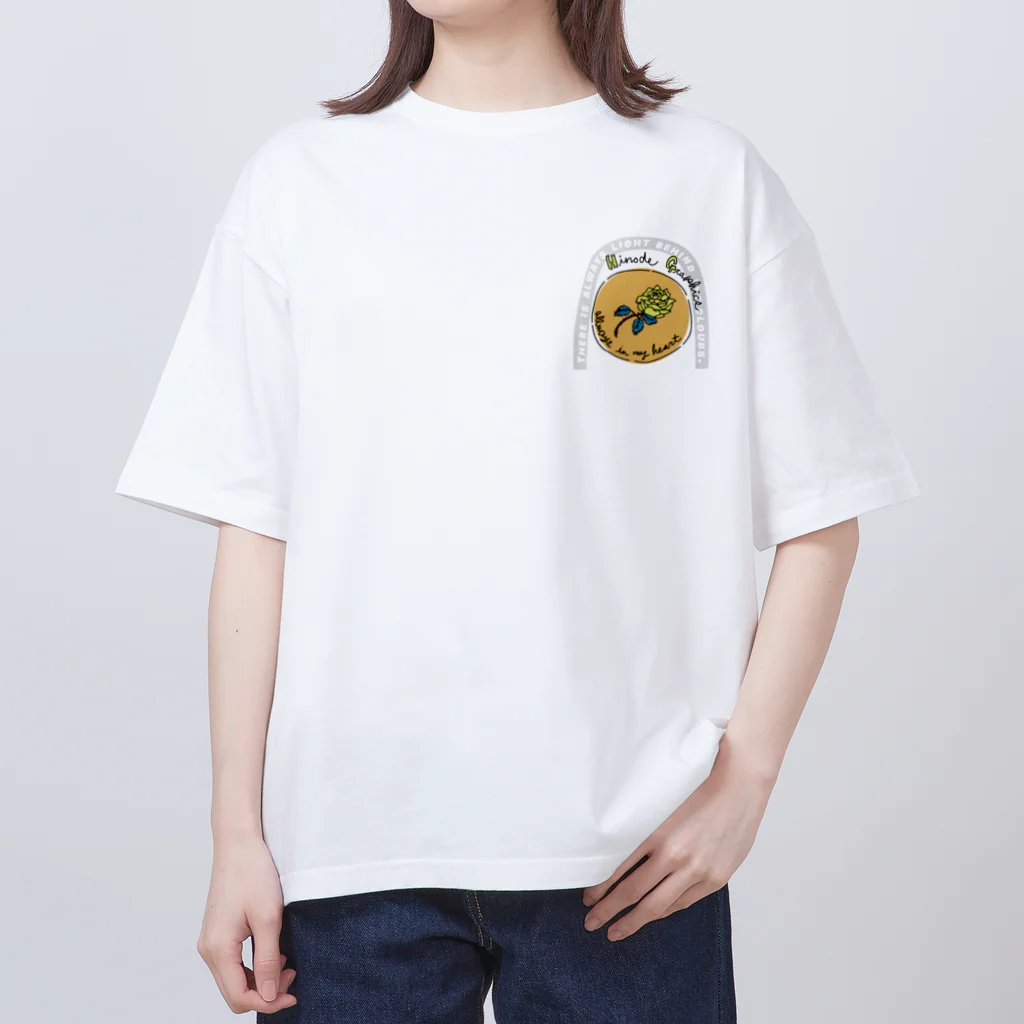 HINODE GRAPHICSのYELLOW ROSE Tシャツ　#23011 オーバーサイズTシャツ