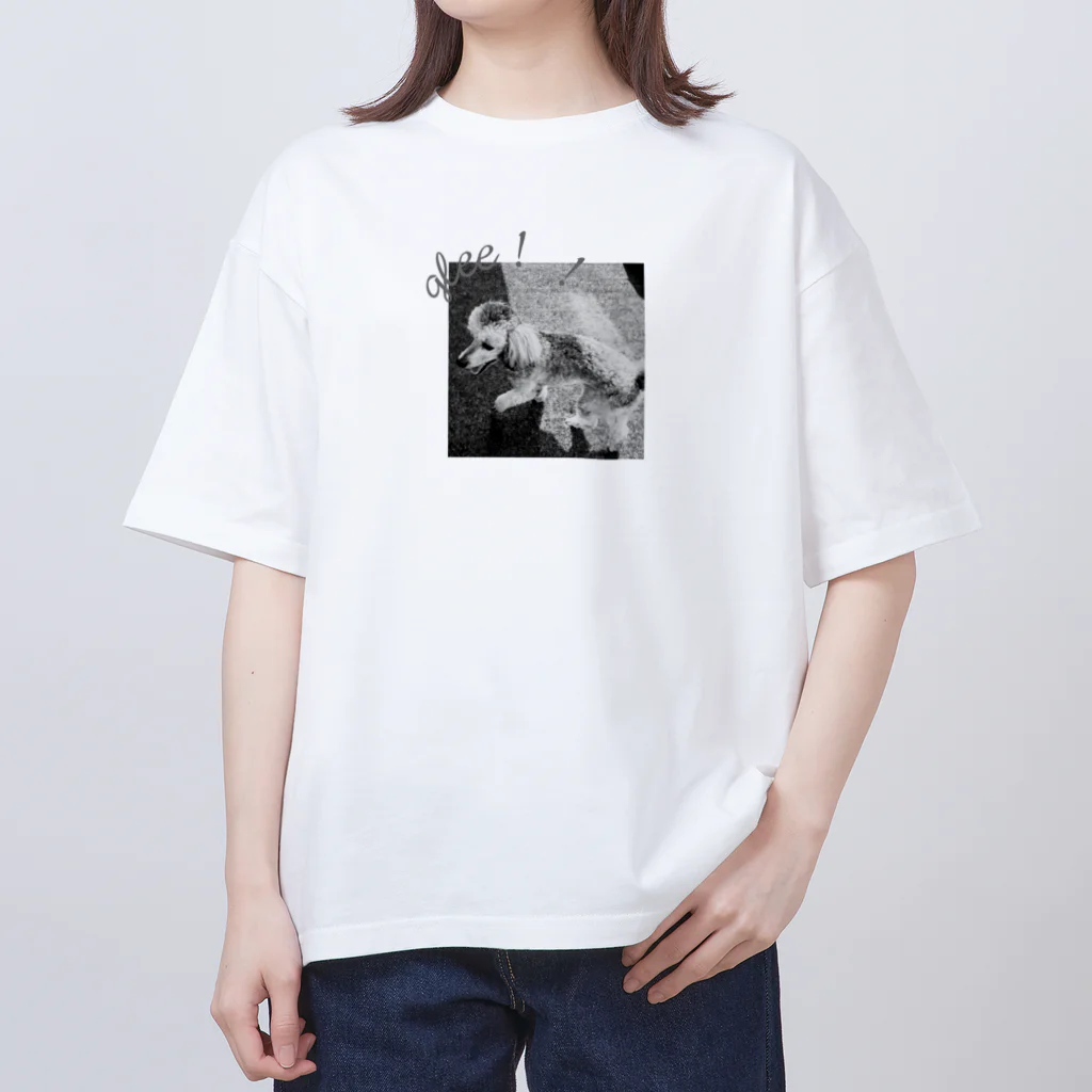 seastarpoodleのトイプードル Oversized T-Shirt