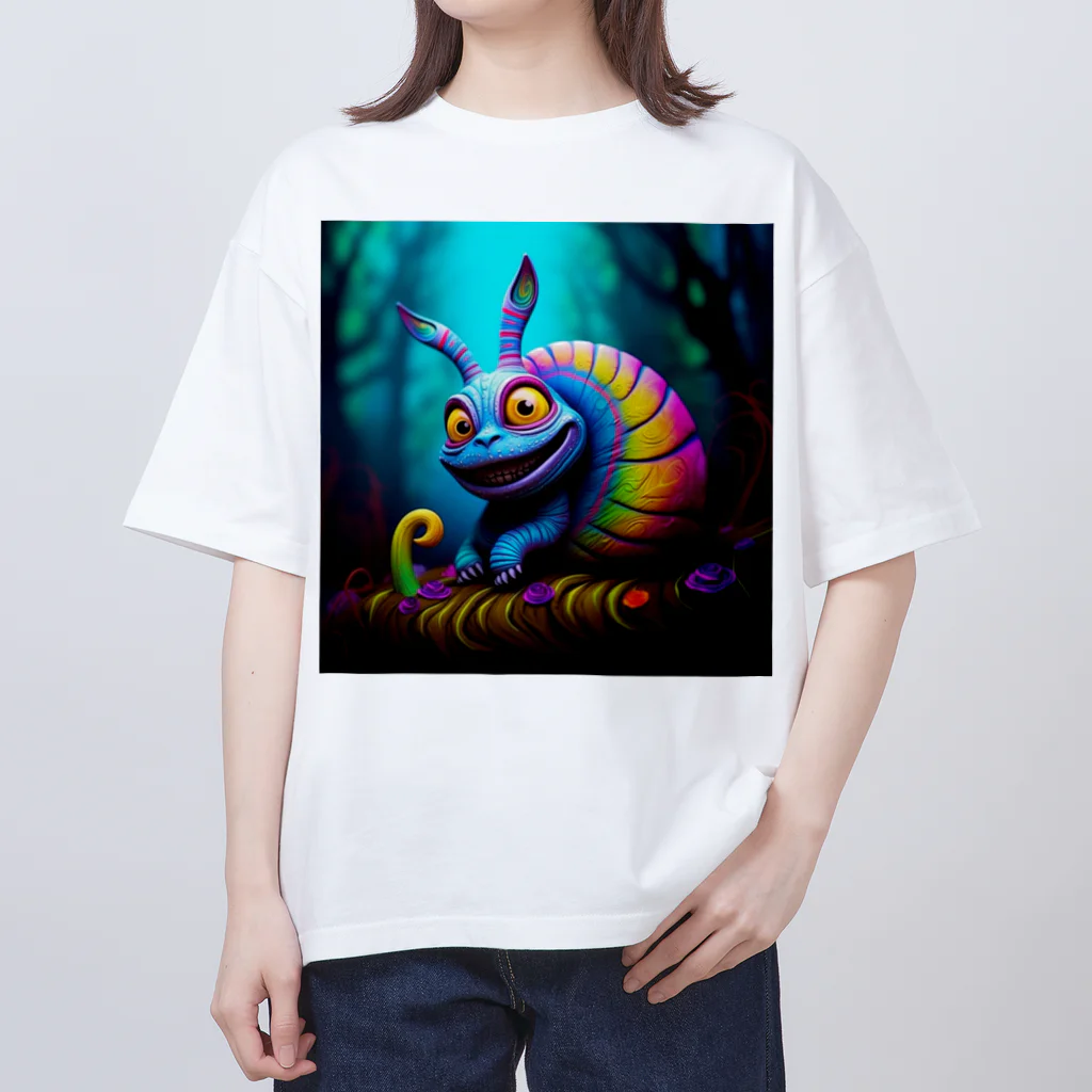 violetpennes23のチェシャ芋虫 オーバーサイズTシャツ