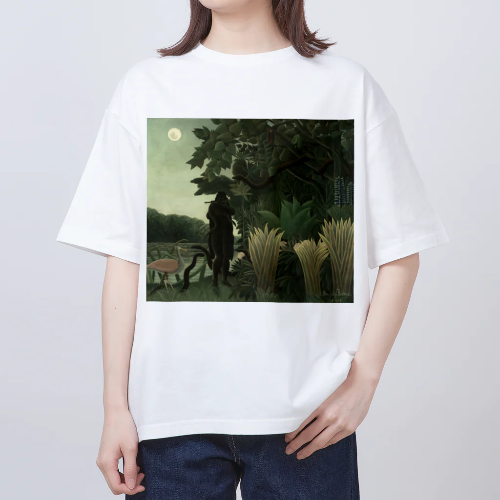 世界美術商店の蛇使いの女 / The Snake Charmer オーバーサイズTシャツ